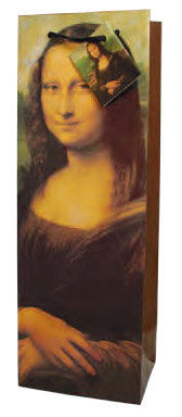 Mona Lisa Paper Wine Bag