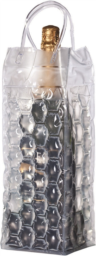 VinoChil Champagne Bottle Bag-Clear (4 Bubble Sided)