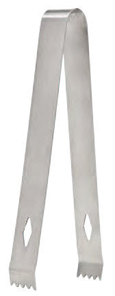 Deluxe Ice Tongs, Brushed Stainless Steel