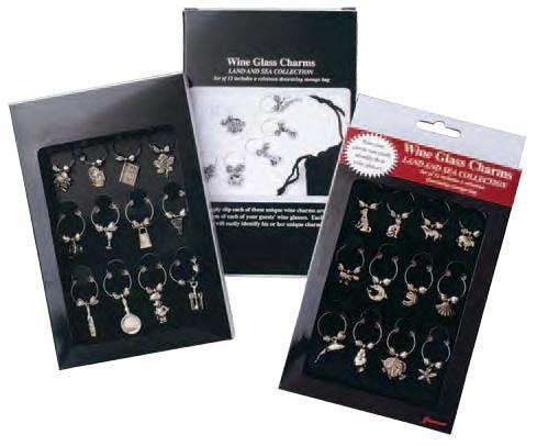 Wine Glass Charms (Land & Sea)