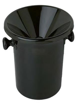Wine Tasting Receptacle (Spittoon), Black Acrylic