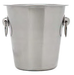 Half-Bottle Wine Cooler, BRUSHED Stainless Steel