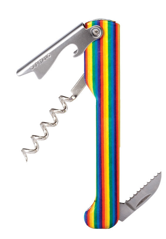 Capitano Waiter's, Designer Handle (Rainbow)  - Assembled in USA