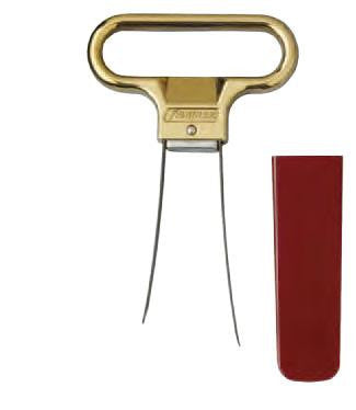 Ahh Super! Two-Prong Cork Extractor, Brass Plated