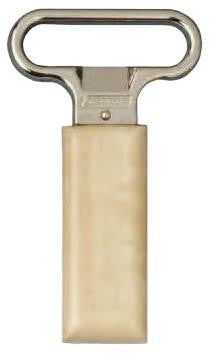 Ahh Super! Two-Prong Cork Extractor, Chrome Plated with Birch Sheath