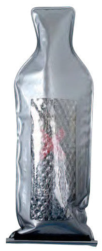 Wine Safeguard Reusable Bottle Protector- Silver