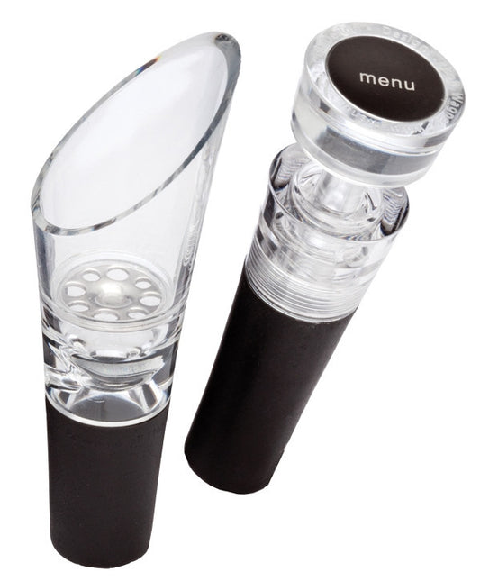 Selection Decanting Pourer and Vacuum Stopper