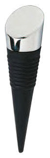 Zocco Rubber Bottle Stopper, Chrome Plated Top