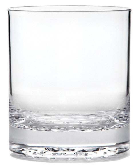Old Fashioned Tumbler Droplet Base, Acrylic, 14 oz.
