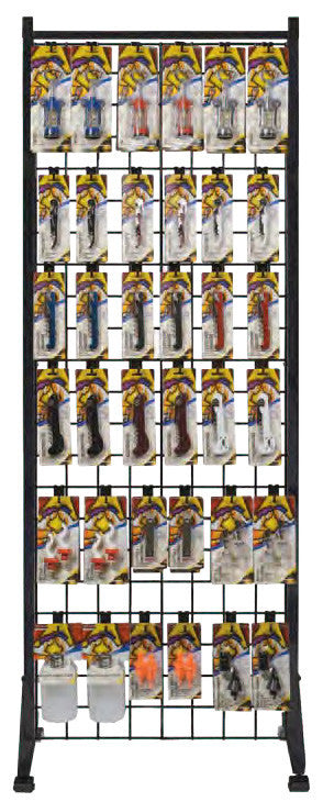 Two-Sided Tower Gridwall Rack