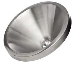 Wine Tasting Receptacle (Spittoon), Lid Only, BRUSHED Stainless Steel