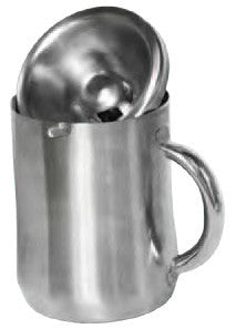 Personal Spittoon, Brushed Stainless Steel